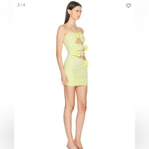 Maygel Coronel Coari Dress in Lime